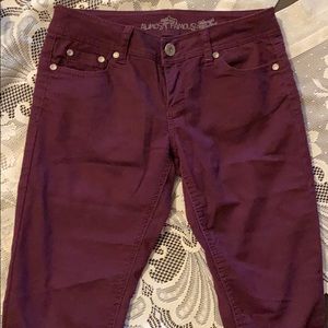 Plum Skinny Jean